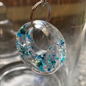 Clear acrylic charm